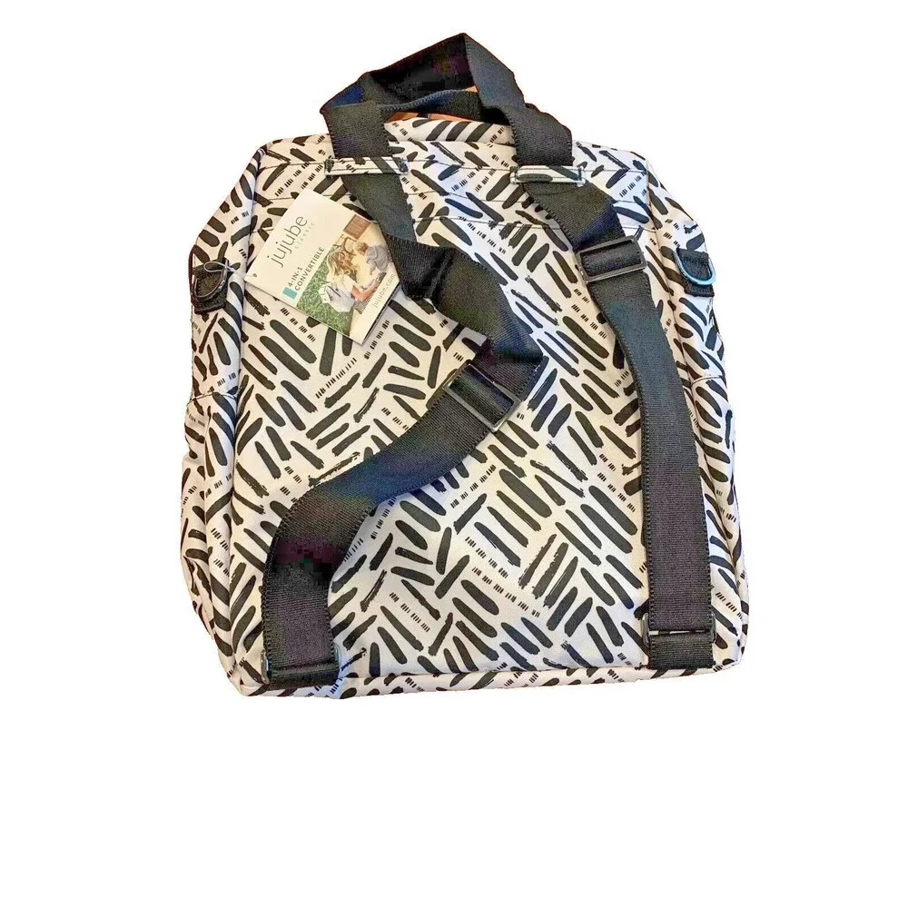JuJuBe 4-In-1 Core Convertible Diaper/Backpac k/Messenger Bag JB21430 Strike Off